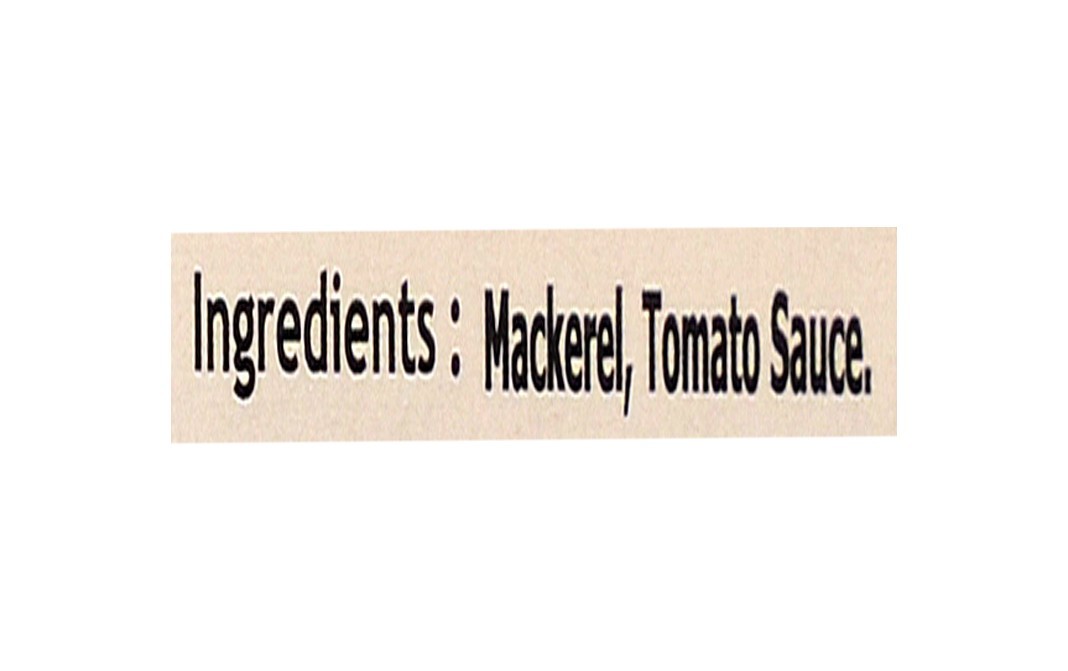 Bluna Mackerels In Tomato Sauce    Tin  425 grams